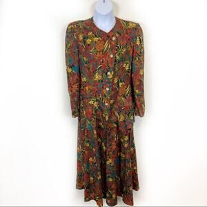 Skirt Suit Secretary Librarian Chic Retro Vintage Skirt Set Skirt Set Autumn